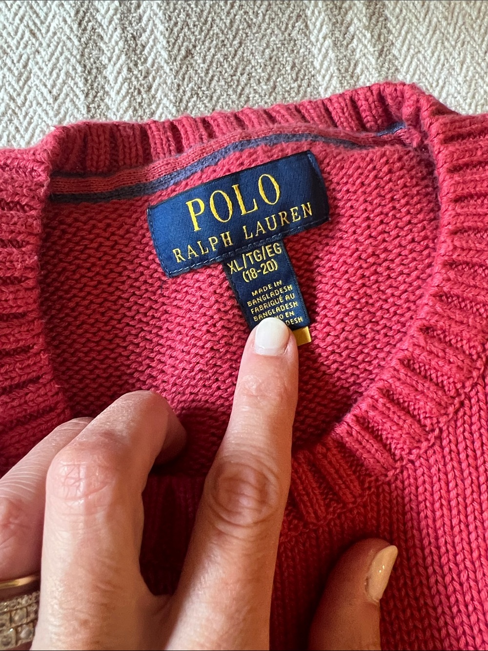 Bundle! Polo by Ralph Lauren Crewneck Sweaters — Worn once - Picture 4 of 8